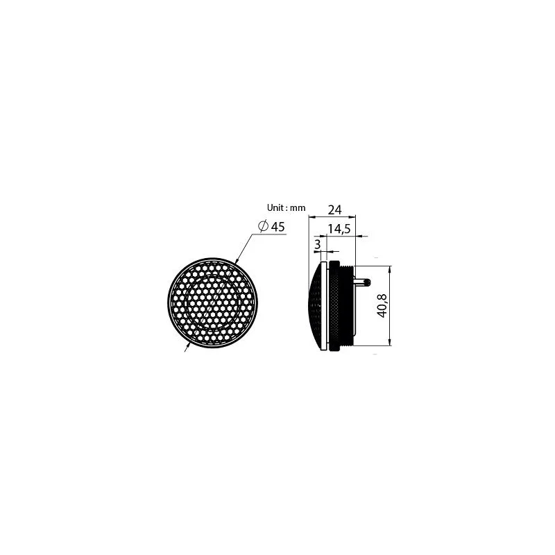 Blam Audio T 25S, medidas tweeters de 1"