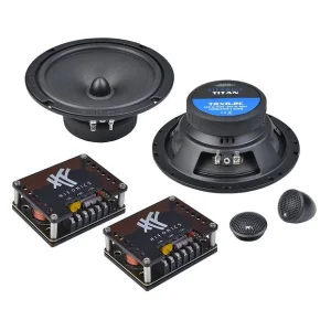 Hifonics TRX6.2C, altavoces 6,5", 2 vías, potencia máx. 200W