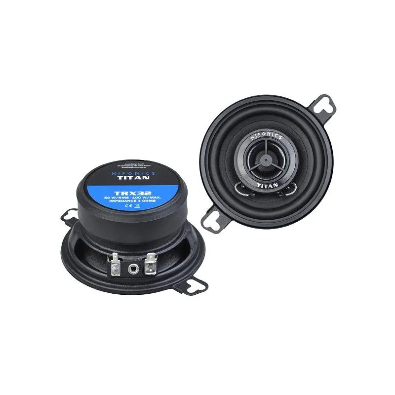 Hifonics TRX32, altavoces, 8,7cm, coaxiales, potencia máx. 100W