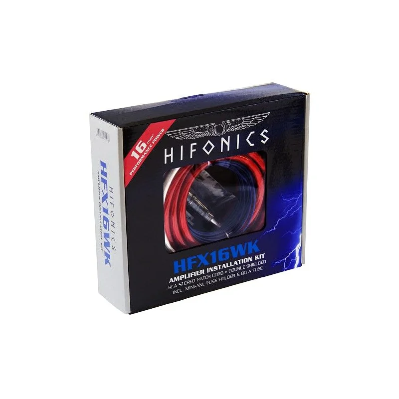 Hifonics HFX16WK, kit instalación amplificador 16mm²