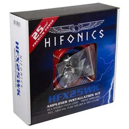 Hifonics HFX25WK, kit instalación amplificado