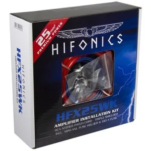 Hifonics HFX25WK, kit instalación amplificado