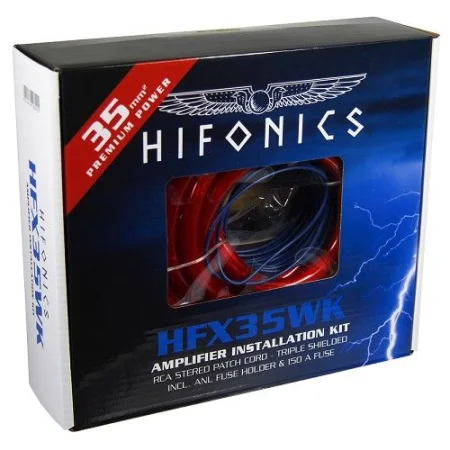 Hifonics HFX35WK, kit instalación amplificado