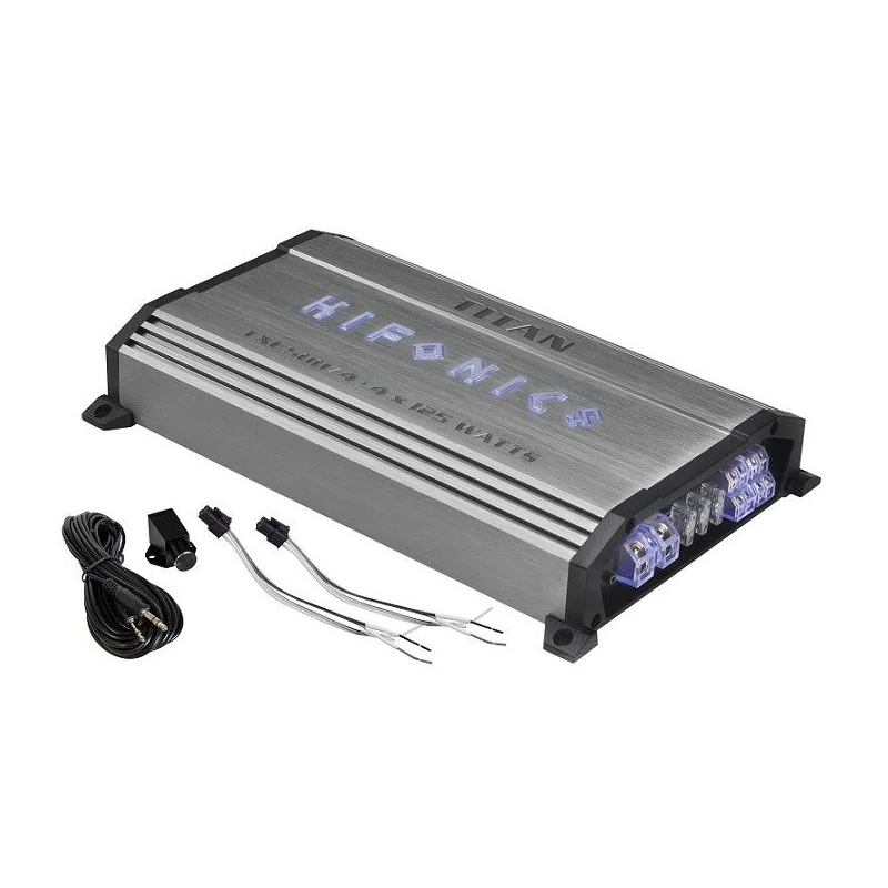 Hifonics TXE500/4, amplificador de 4 canales, clase A/B, analógico
