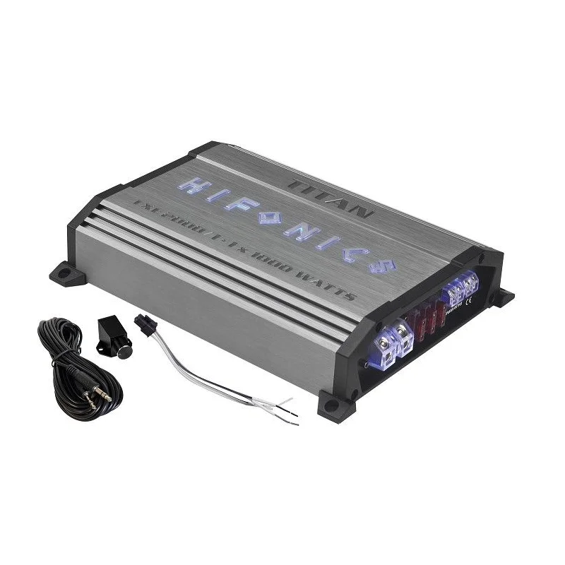 Hifonics TXE2000/1, amplificador clase D, mono canal, compacto