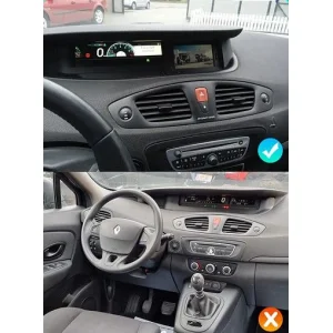 Instalación de radio navegador para Renault Scenic, Grand Scenic III, 2009 2016