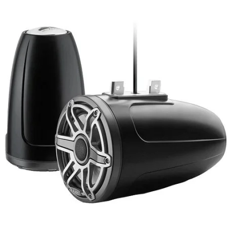 JL Audio M6 770ETXV3 SB S GMTI, altavoces marinos cerrados para colgar, rejilla deportiva de titanio