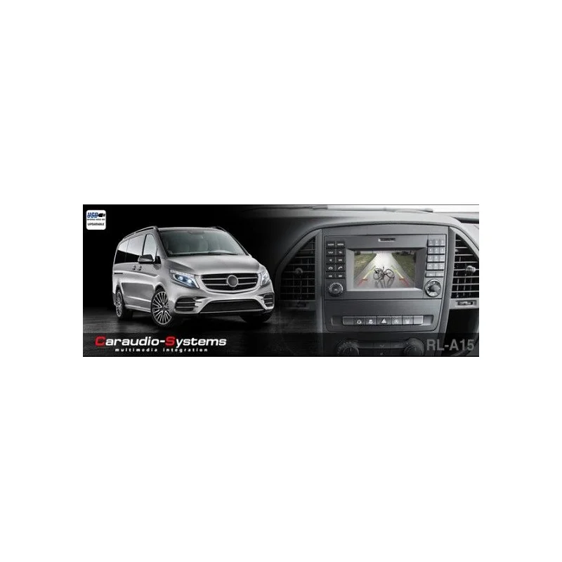 Interface para cámara trasera en navegador OEM, Mercedes Vito 2014 presente