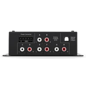 JL Audio TWK88 ecualizador marino con DSP, 8 entradas y 8 salidas.