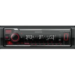 Kenwood KMM BT408DAB, radio con bluetooth, usb, aux, y DAB