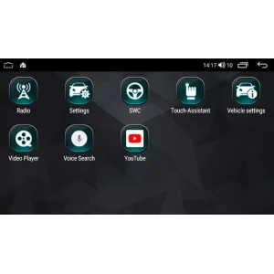 Radio navegador específica para Toyota Auris 2007 2012, Corolla 2012 2013, con Android 14