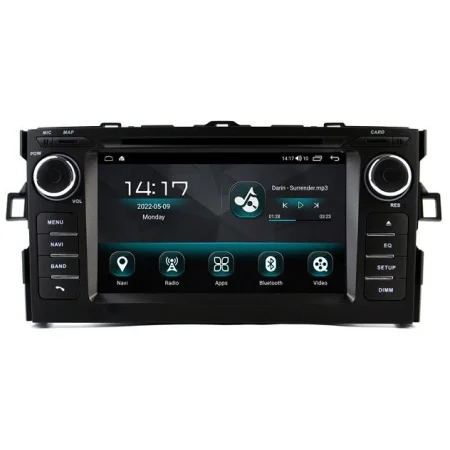 Radio navegador Toyota Auris 2007 2012, Toyota Corolla 2012 2013, memoria RAM 4G DDR3, ROM 64G