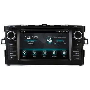 Radio navegador Toyota Auris 2007 2012, Toyota Corolla 2012 2013, memoria RAM 4G DDR3, ROM 64G