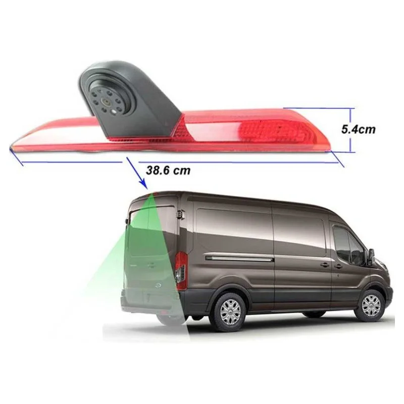 Cámara marcha atrás Ford Transit 2014 2019, integrada en luz de freno