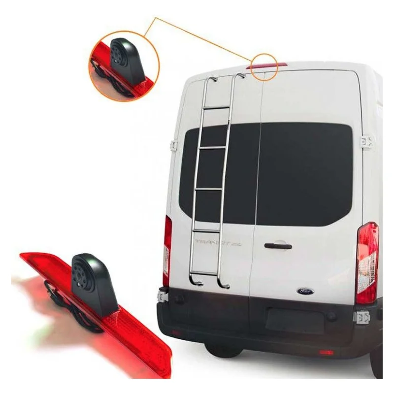 Cámara trasera Ford Transit Van H2 2014 2019, integrada en la luz de freno.