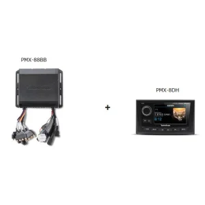 Radio marino Rockford PMX 8BB mas control remoto PMX8DH