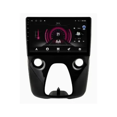 Radio navegador específico para Citroen C1, Peugeot 108, Toyota Aygo (2014 2021), Android 15