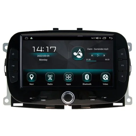 Radio navegador Fiat 500, año 2016 2019, Carplay inalámbrico