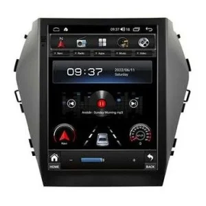 Radio navegador Hyundai Santa Fe, año 2012 2018, Carplay inalámbrico, Android 14