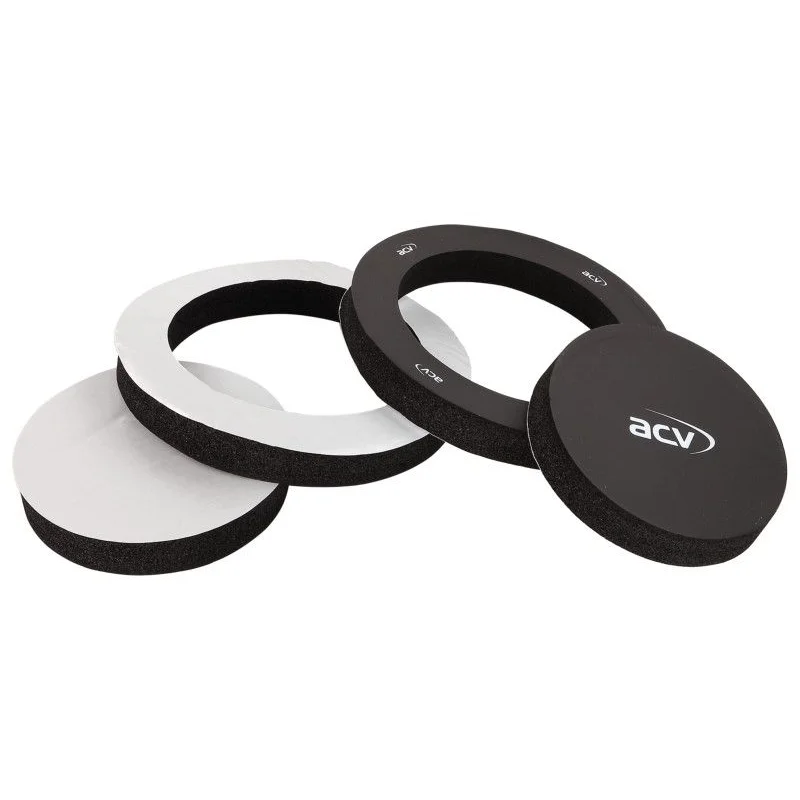 Pack de 2 unidades de anillos de espuma para altavoces de 16,5 cm, ayuda a reducir la vibración del panel