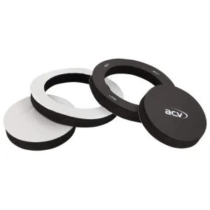 Pack de 2 unidades de anillos de espuma para altavoces de 16,5 cm, ayuda a reducir la vibración del panel