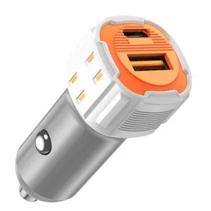 Cargador de coche USB 12/24V, 38W