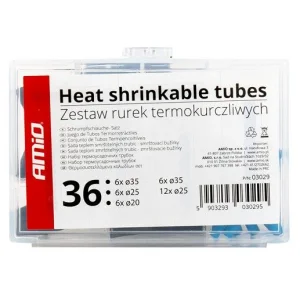 Tubos termorretráctiles, 36 unidades