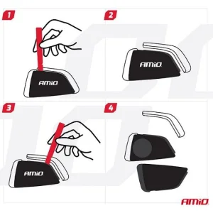 Instrucciones apertura mandos a distancia incluidos en kit