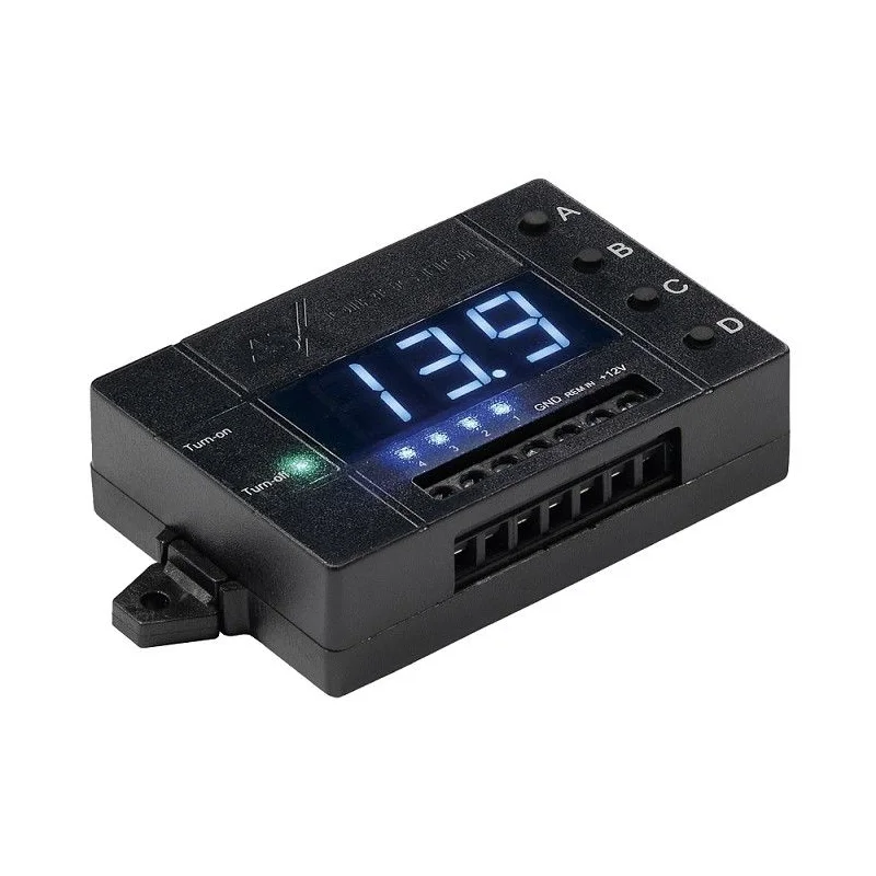 ESX Audio DRDS 14, interruptor de retardo de encendido y apagado, 4 canales