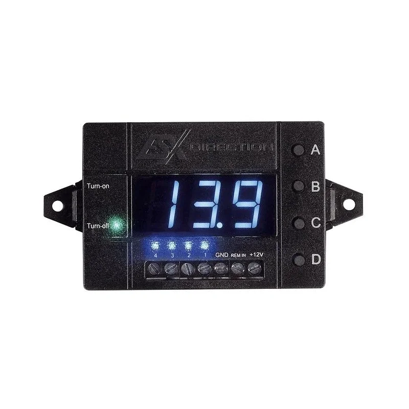 ESX Audio DRDS 14, interruptor de retardo remoto con pantalla, 4 canales