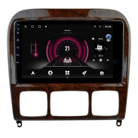 Radio Navegador Mercedes Benz clase S, año 1999 2007, Android 15