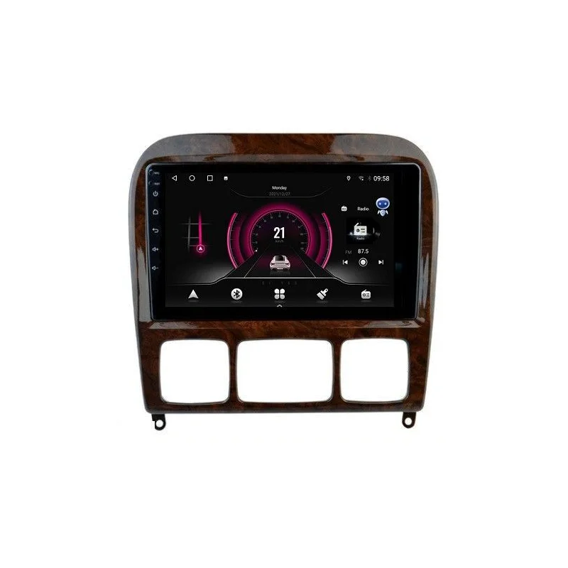 Radio Navegador Mercedes Benz clase S, año 1999 2007, Android 15