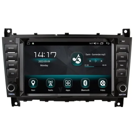 Radio navegador Mercedes Clase C, G, CLC con Android 14