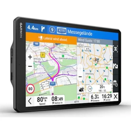 Garmin DEZL LGV1020, navegador para camiones con pantalla de 10.1", función de fuerza de vientos