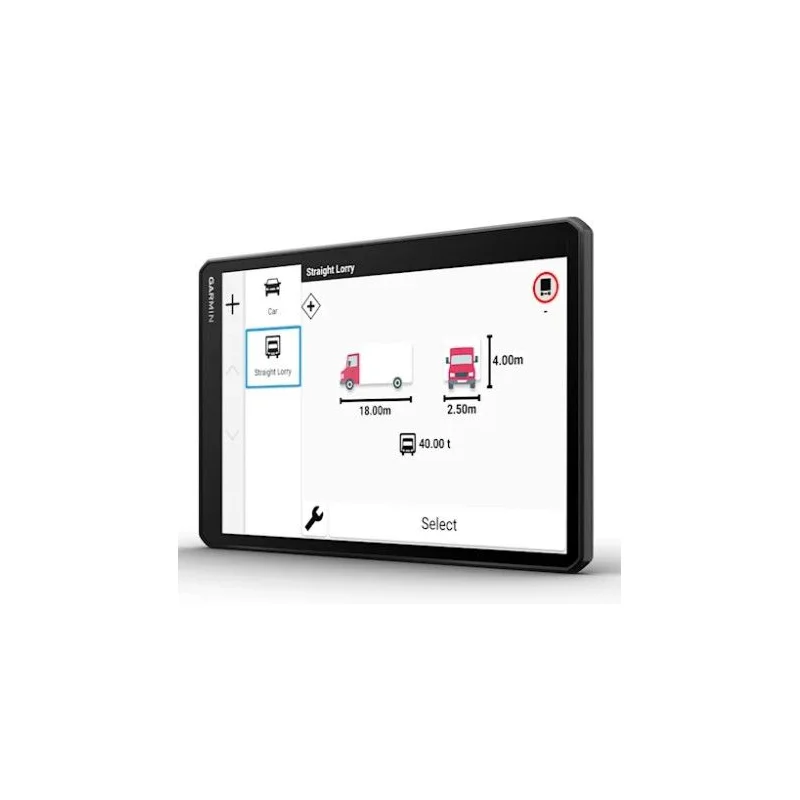 Garmin DEZL LGV720, navegador para camiones con pantalla de 7", totalmente personalizable con medidas de camión