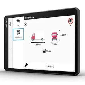 Garmin DEZL LGV720, navegador para camiones con pantalla de 7", totalmente personalizable con medidas de camión