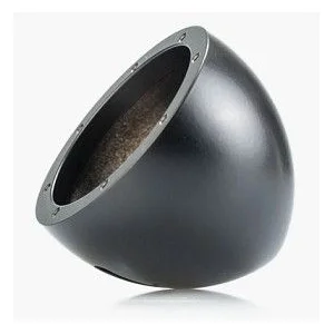 Soporte para Tweeter Gladen Audio Zero Pro 28, 28mm con acabado en negro.
