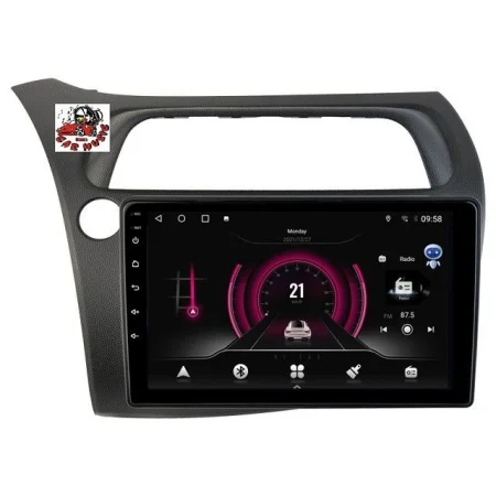 Radio navegador Honda Civic Hatchback/Type S, 2006 2012, Carplay Wireless, Android 15