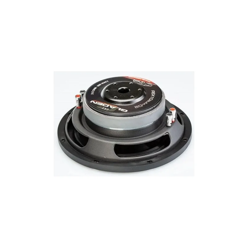Gladen Audio RS X10SlimD2, subwoofer de 25cm, slim. Profundidad de montaje 82mm