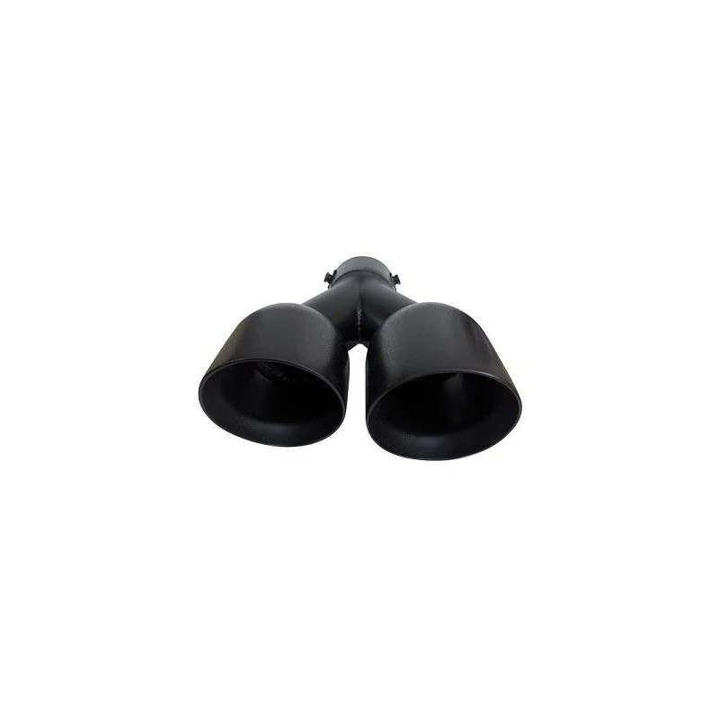 ACT COL NG6, cola de escape doble, color negro mate