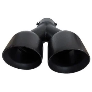 ACT COL NG6, cola de escape doble, color negro mate