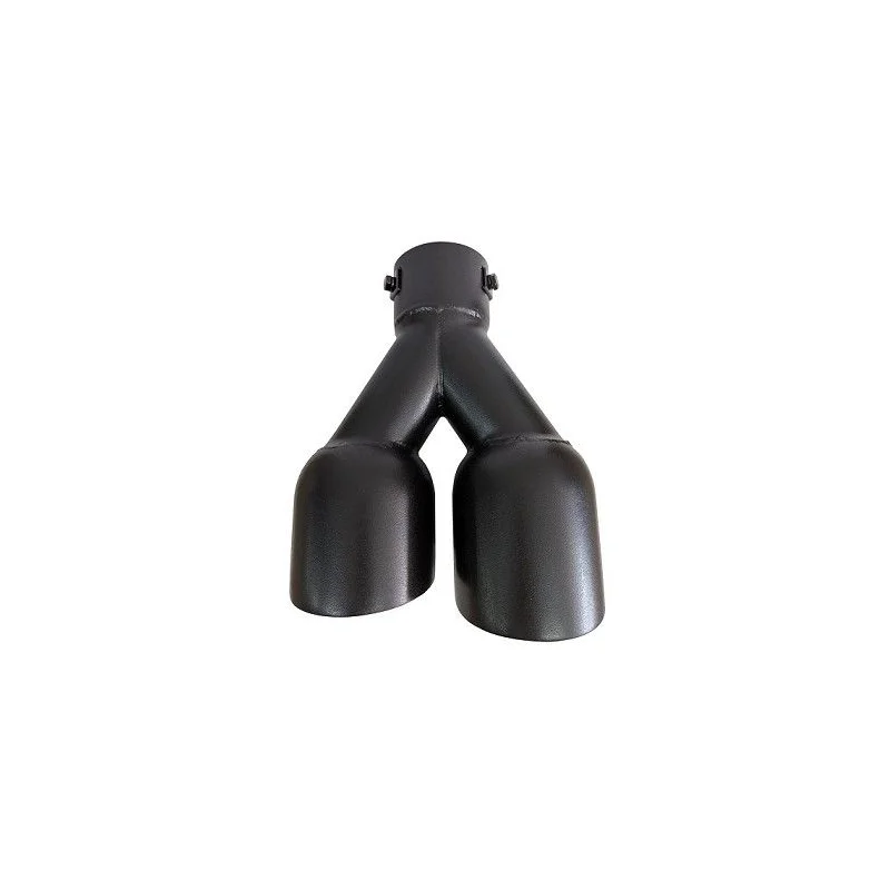 ACT COL NG6, cola de escape doble, color negro mate