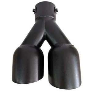 ACT COL NG6, cola de escape doble, color negro mate
