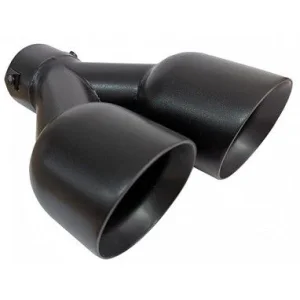 ACT COL NG6, cola de escape con salida doble de 89mm, color negro mate