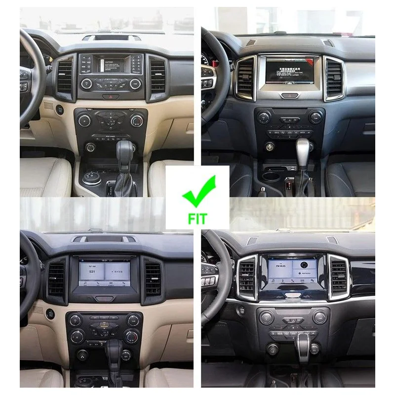 Radio navegador para Ford Ranger 2014 2021, modelos compatibles.