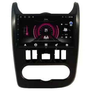 Navegador Dacia Duster, Logan, Sandero, 2010 2012, Android 15, negro