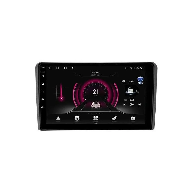 Radio navegador Audi A3, S3, RS3 (8P), año 2003 2012, Android 15, CarPlay & Android Auto Inalámbrico.