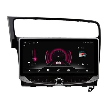 Radio navegador Volkswagen Golf VII (2012 2020), Android 15, negro