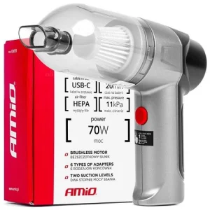 Aspirador con potencia de 70W