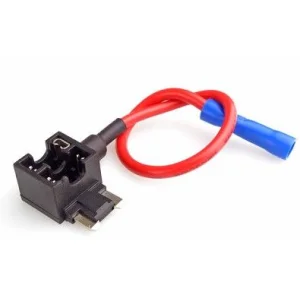 Distribuidor portafusible doble con cable, para fusibles de tamaño micro y 20A